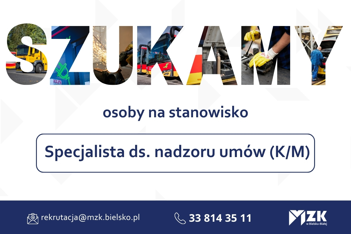 Specjalista ds. nadzoru umów (K/M)