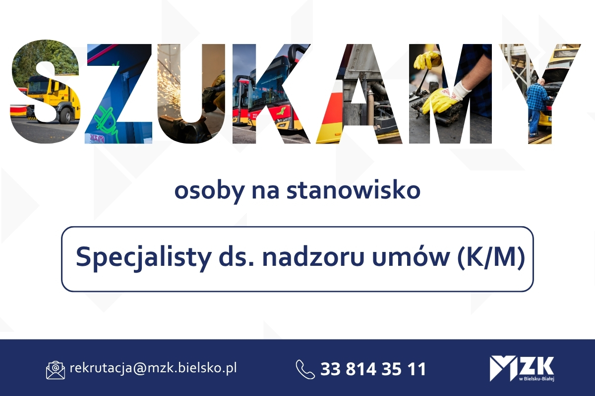 Specjalista ds. nadzoru umów (K/M)