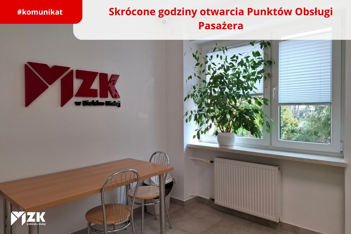 Zdjęcie wnętrza punktu obsługi pasażera