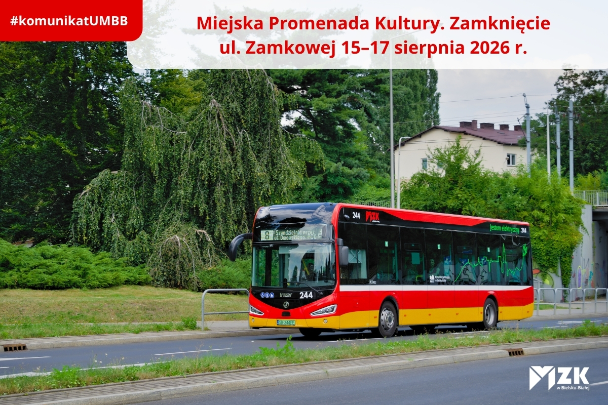 Autobus linii 8 na ulicy PCK