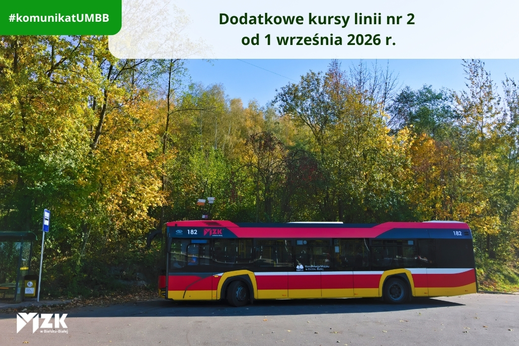 Zdjęcie autobusu linii nr 2 na przystanku Mikuszowice Krakowskie
