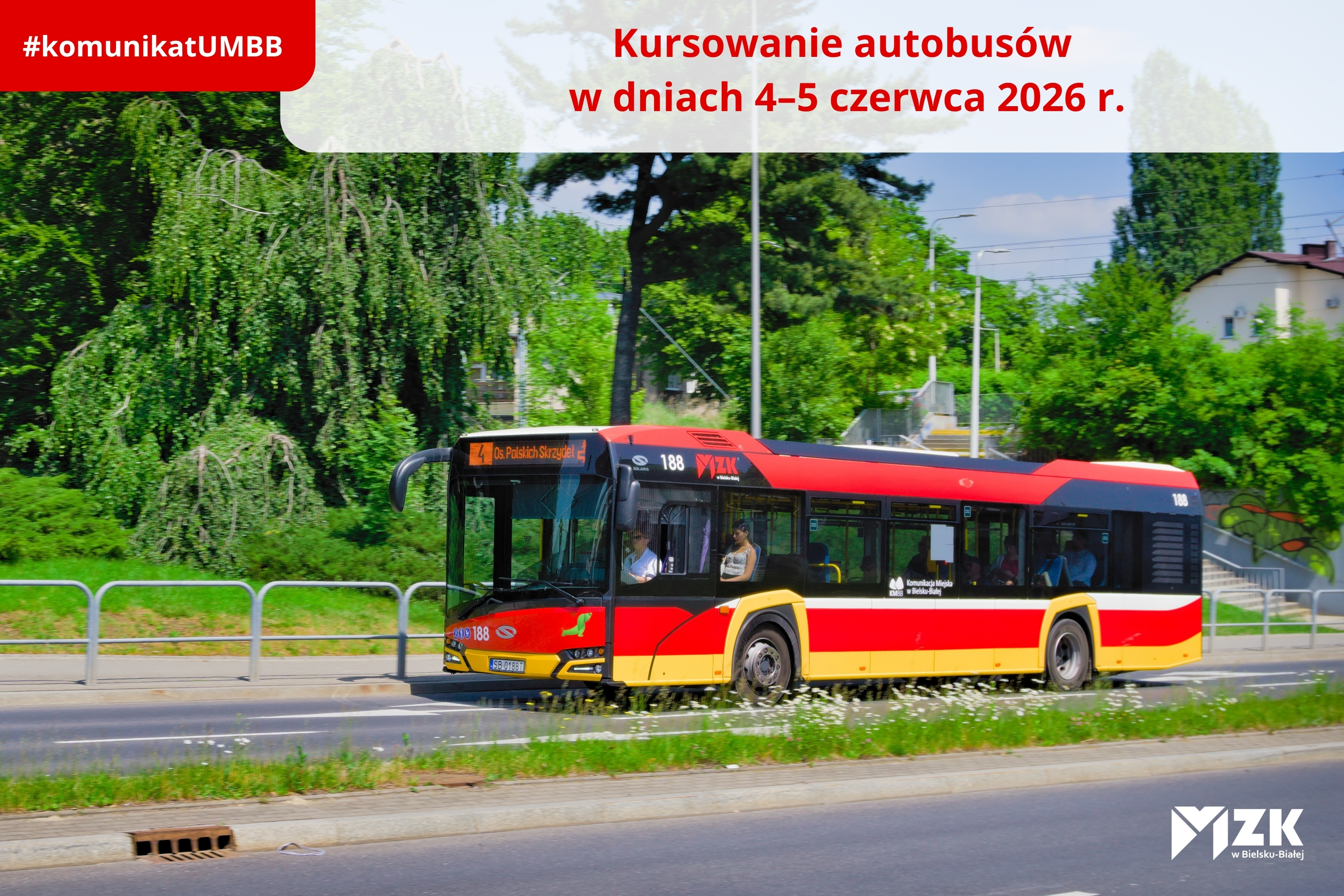 Zdjęcie autobusu linii nr 4