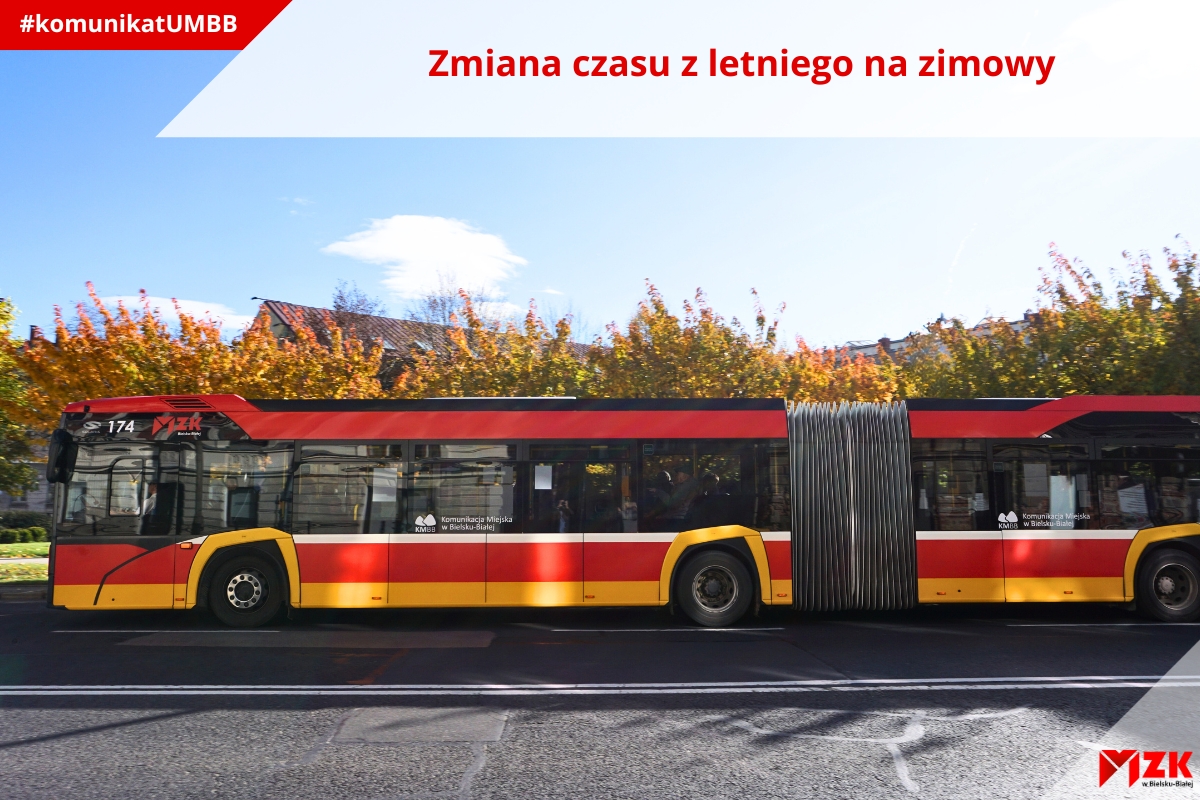 Zmiana czasu z letniego na zimowy
