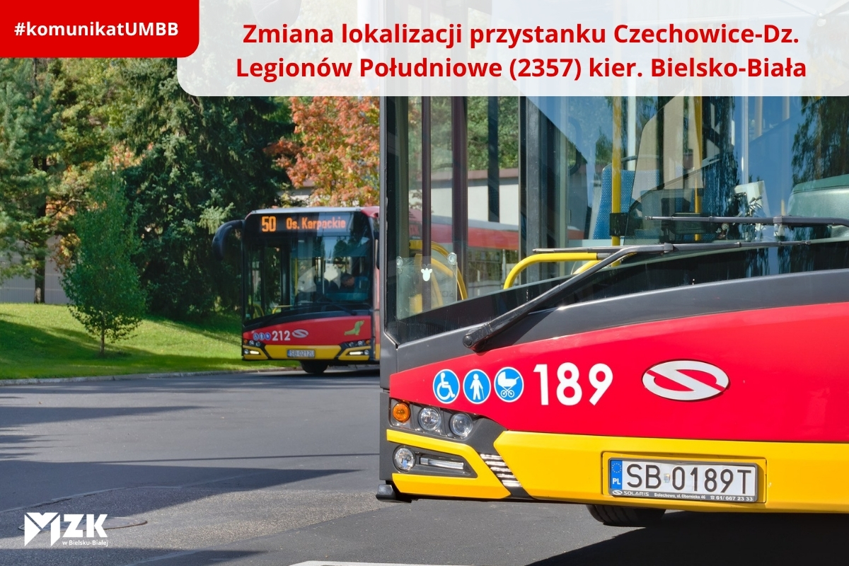 Zdjęcie autobusów na zajezdni