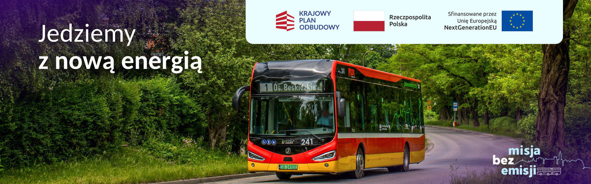 Jedziemy z nową energią - zdjęcie autobusu elektrycznego